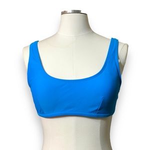 HALARA Solid U Neck Bikini Top